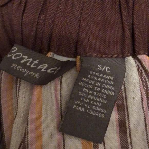 Striped brown dress - Picture 9 of 10